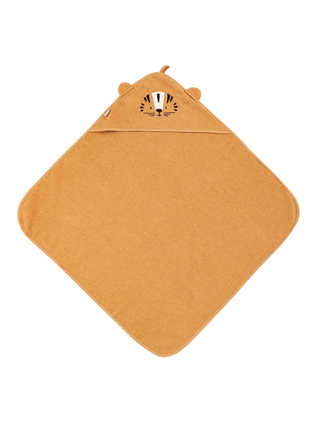 LCW HOME Besticktes Baby Badetuch mit Kapuze für Jungen 75x75 cm -S2KL75Z1-GGK