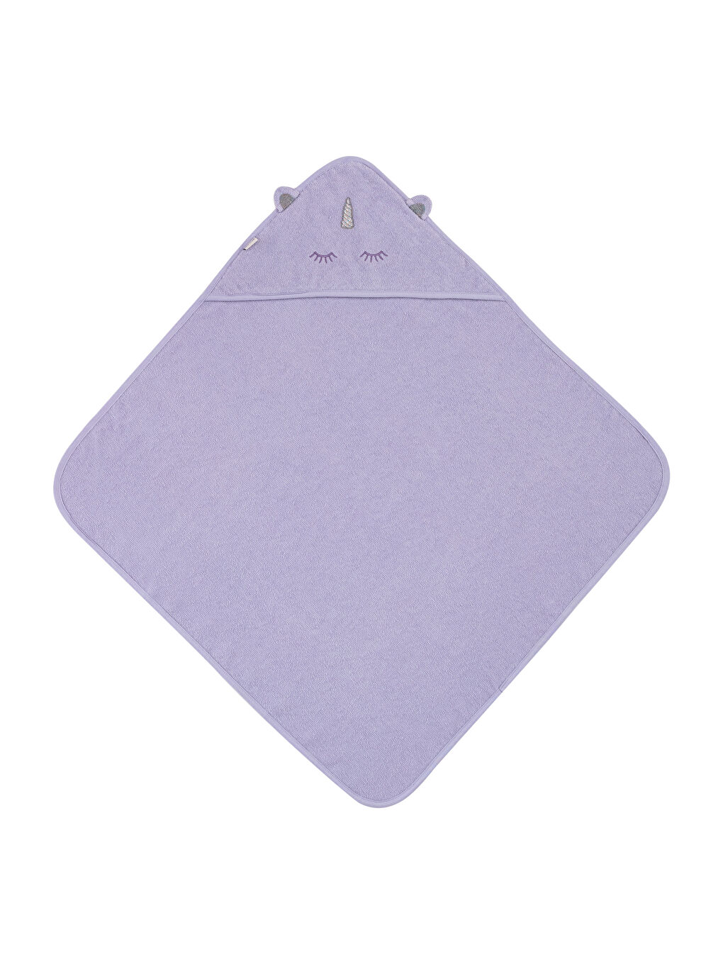 فوط حمام الطفل المطرزة ذات الغطاء للبنات 75x75 سم-3