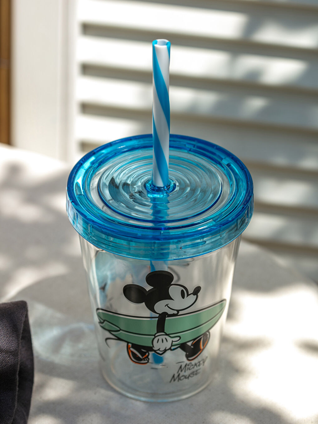 Mickey Mouse Licensed Straw Glass 450 Ml-3