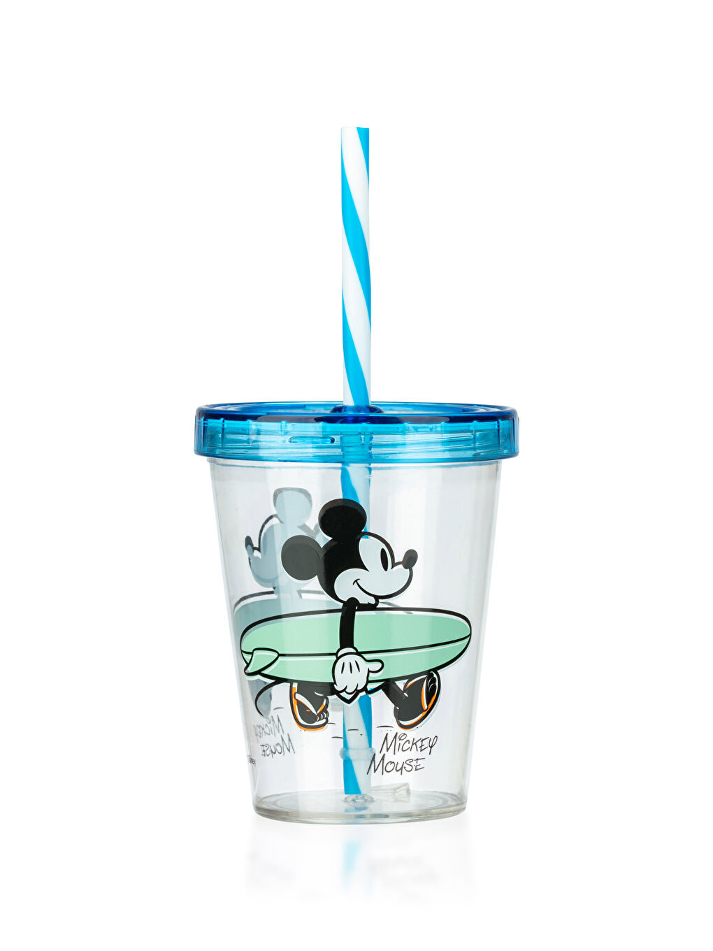Mickey Mouse Licensed Straw Glass 450 Ml-4