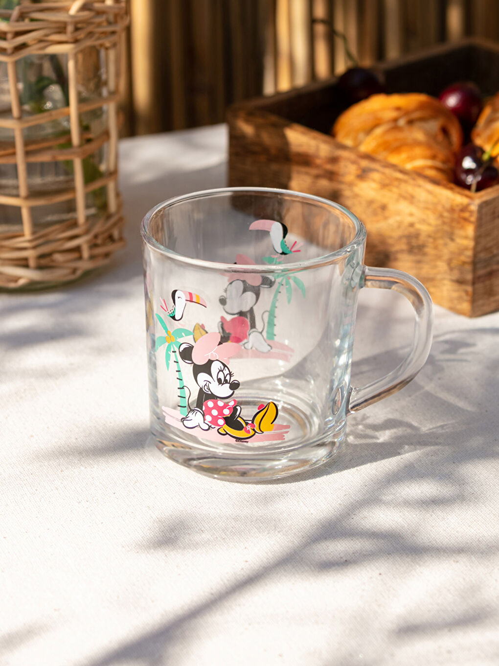 innie Mouse Licensed Glass Mug Cup 260 Ml-1