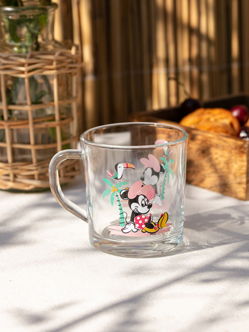 innie Mouse Licensed Glass Mug Cup 260 Ml-2