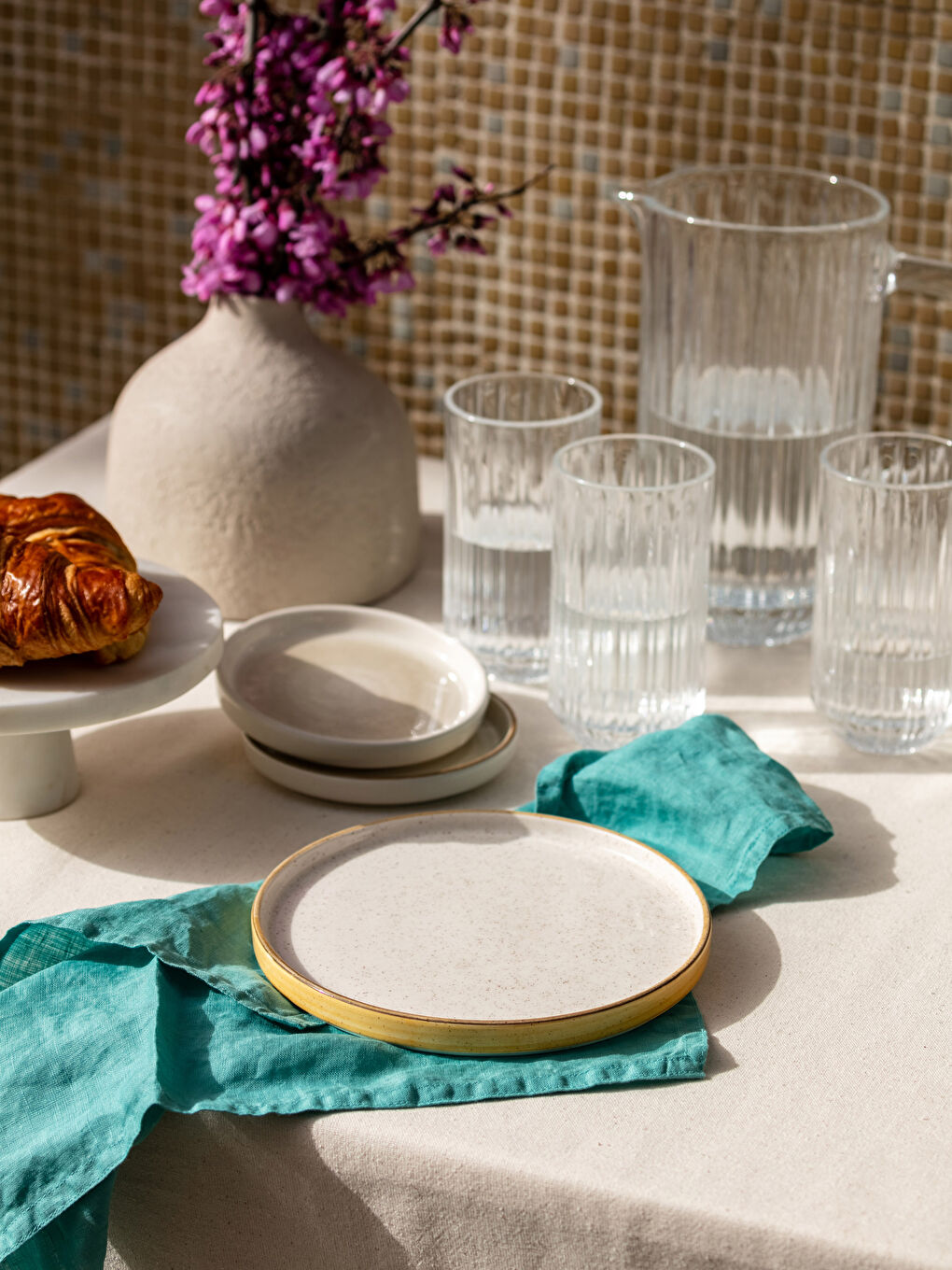 LCW HOME Flat Ceramic Plate 20 Cm -S2KP13Z8-LUG
