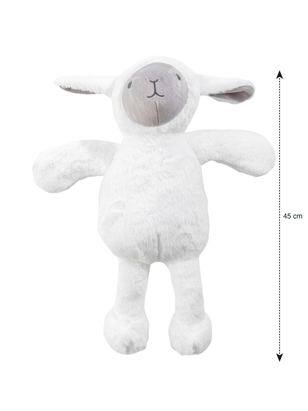 Plush Stuffed Lamb Baby Throw Pillow 45 Cm-3