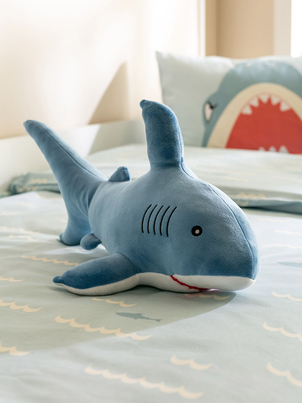 LCW HOME Plush Stuffed Shark Baby Throw Pillow 50 CM -S2KR07Z1-RA3