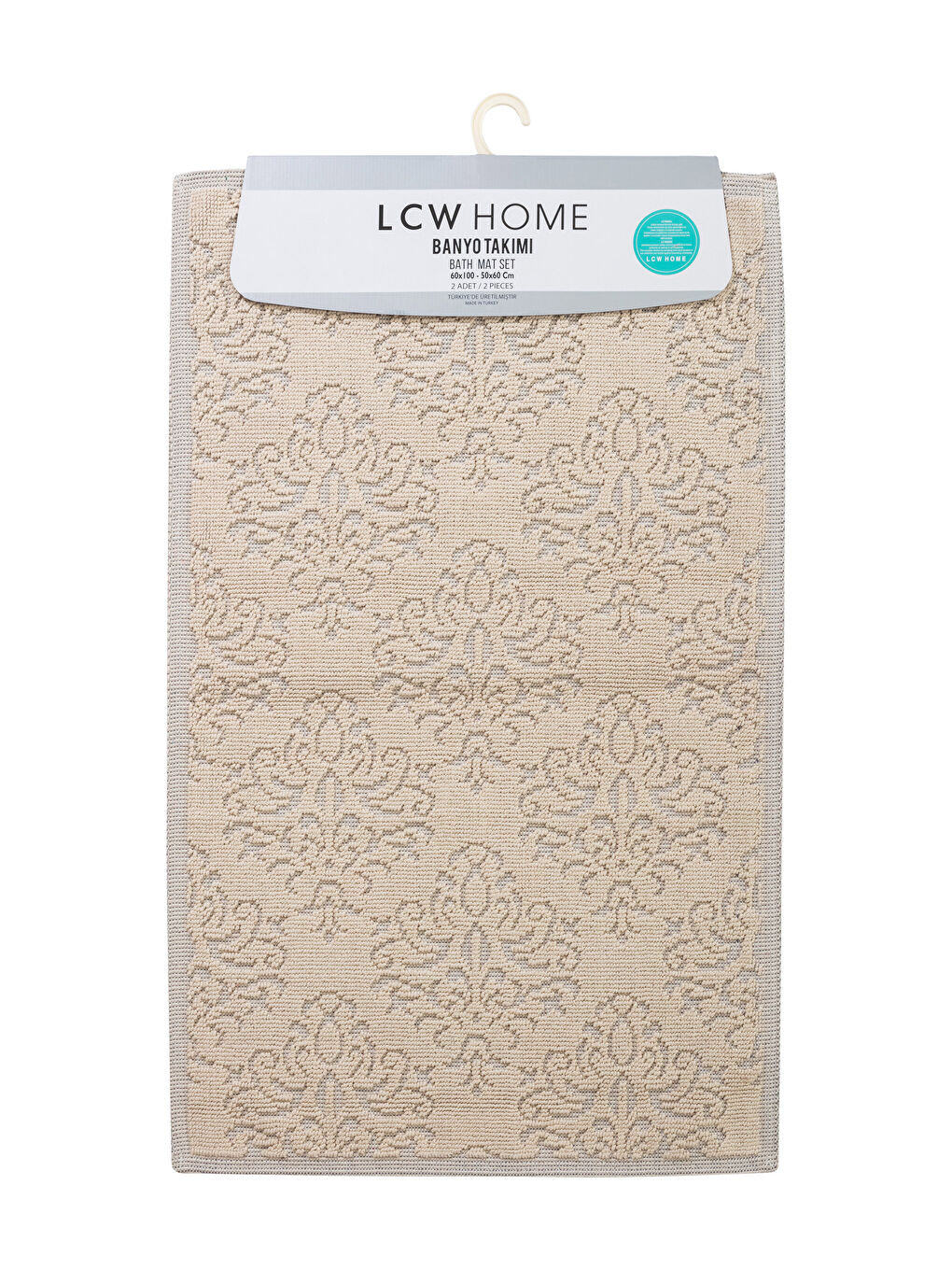 2-pack Figured Bath Mat -S2KR36Z8-LRA