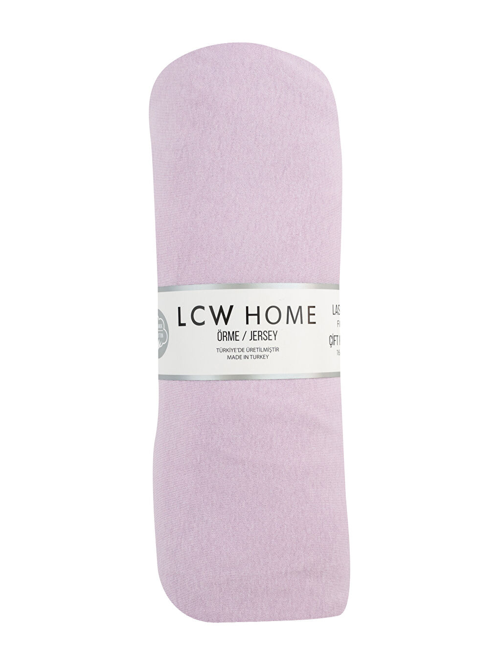 Lila Lastikli Örme Çift Kişilik Çarşaf 160x200x30 cm-3