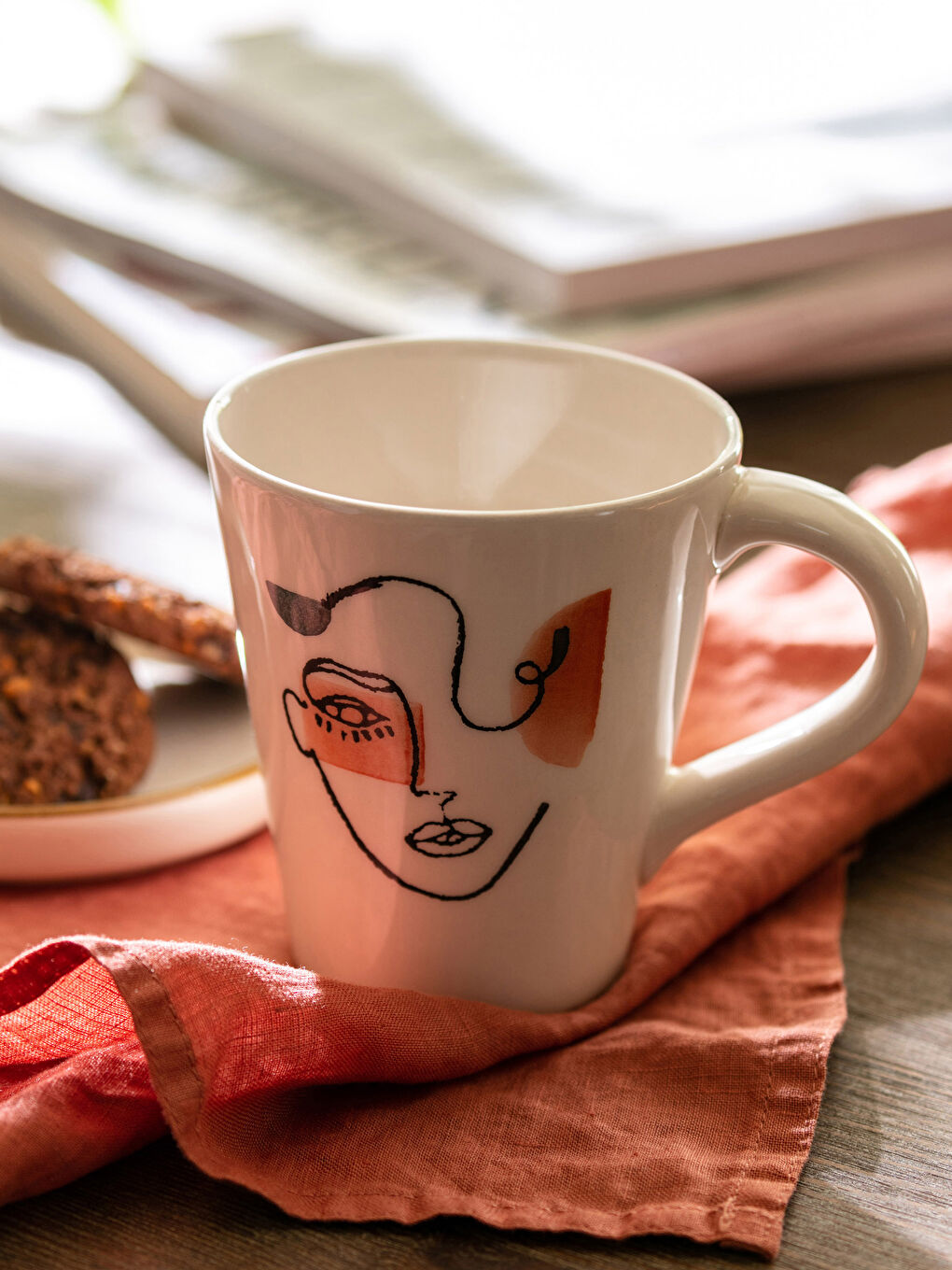 Karışık Yüz Baskılı Seramik Kupa 400 ml-2