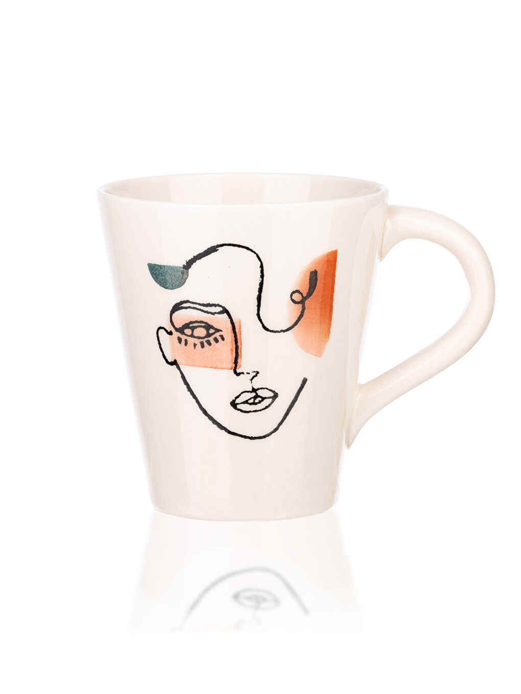 Karışık Yüz Baskılı Seramik Kupa 400 ml-3