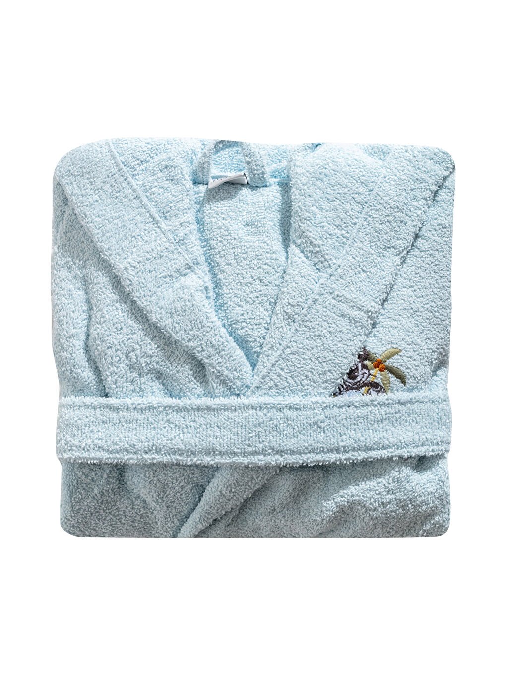 Mavi Mickey Mouse Lisanslı Kapüşonlu Erkek Çocuk Bornoz-5