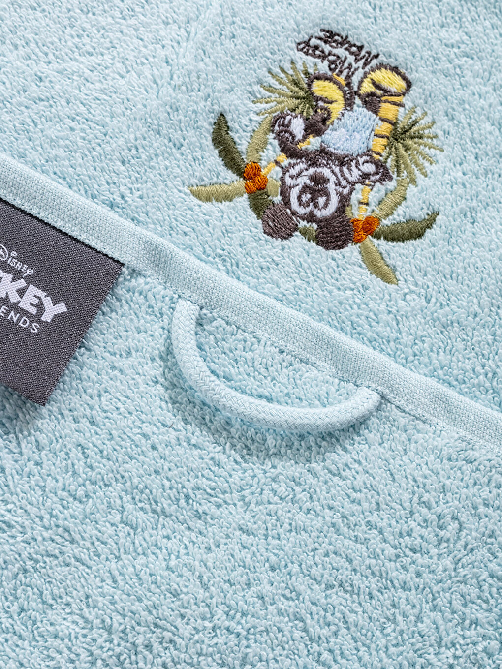 Mavi Mickey Mouse Lisanslı Çocuk El Havlusu 30x50 cm-4