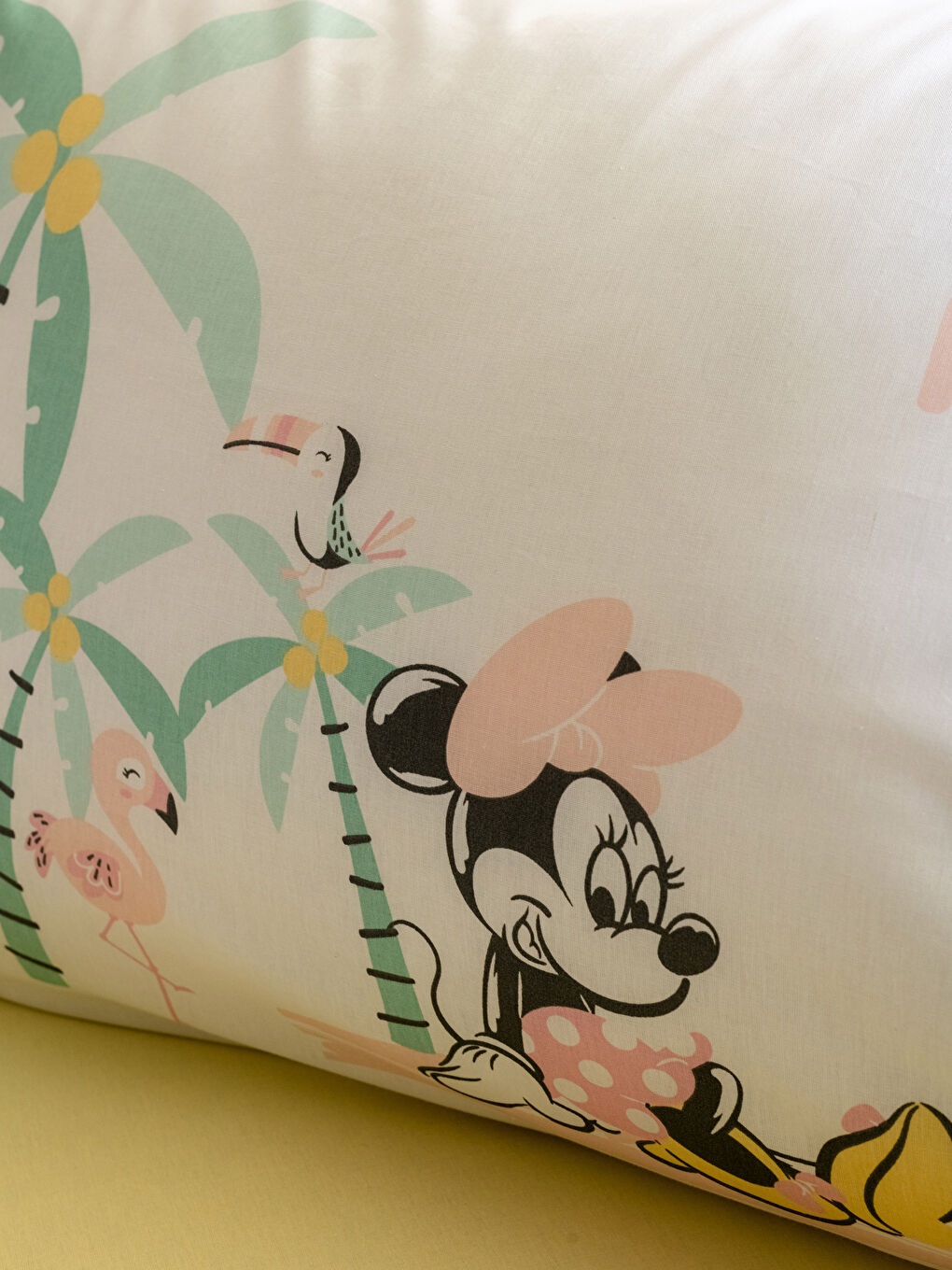 Karışık Minnie Mouse Lisanslı Pamuklu Tek Kişilik Çocuk Pike Takımı-3