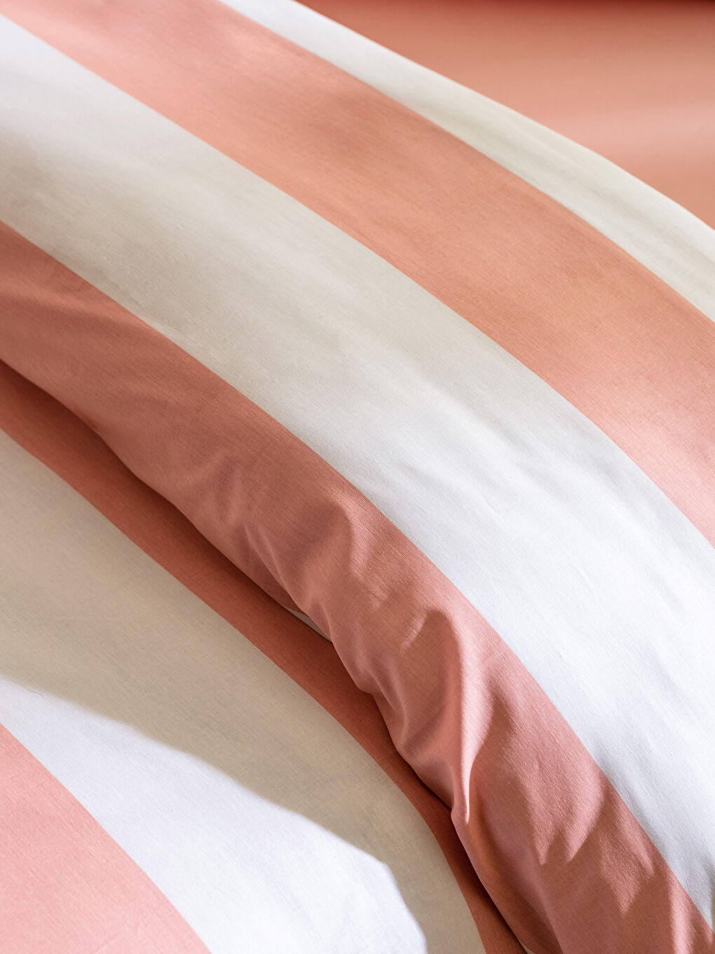 Striped Cotton Girl Duvet Cover Set-4