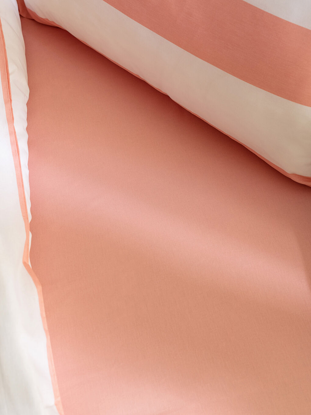 Striped Cotton Girl Duvet Cover Set-6