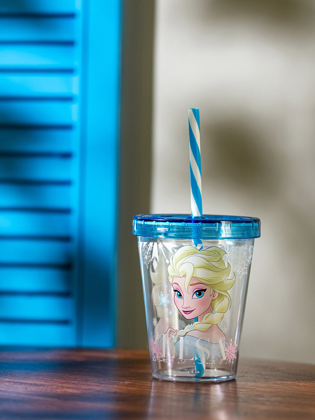 Karışık Frozen Lisanslı Pipetli Bardak 450 ml