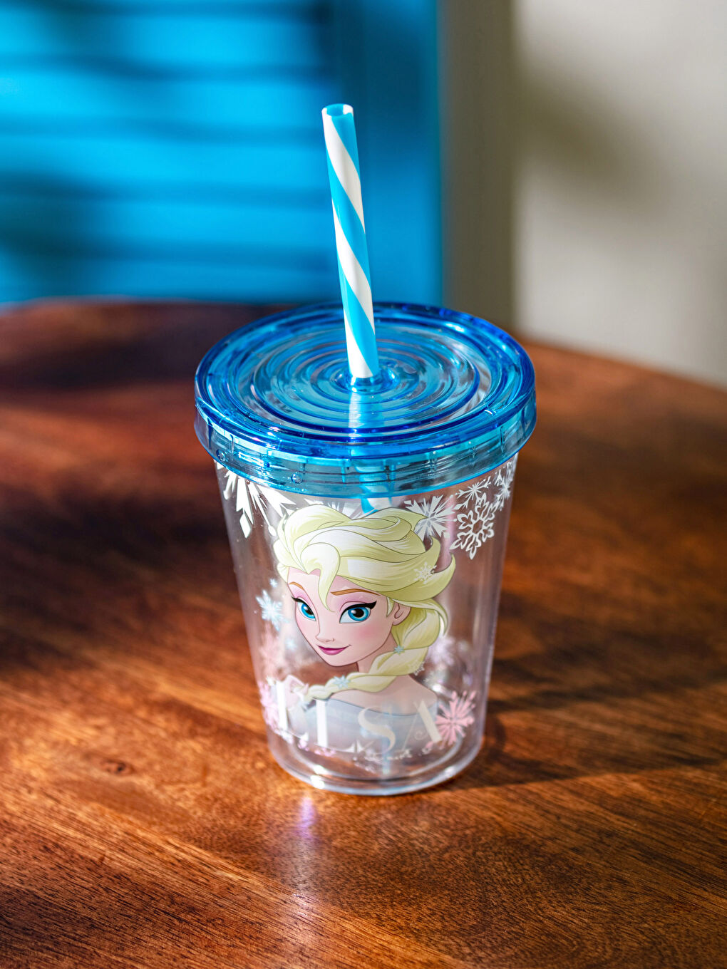 Karışık Frozen Lisanslı Pipetli Bardak 450 ml-1