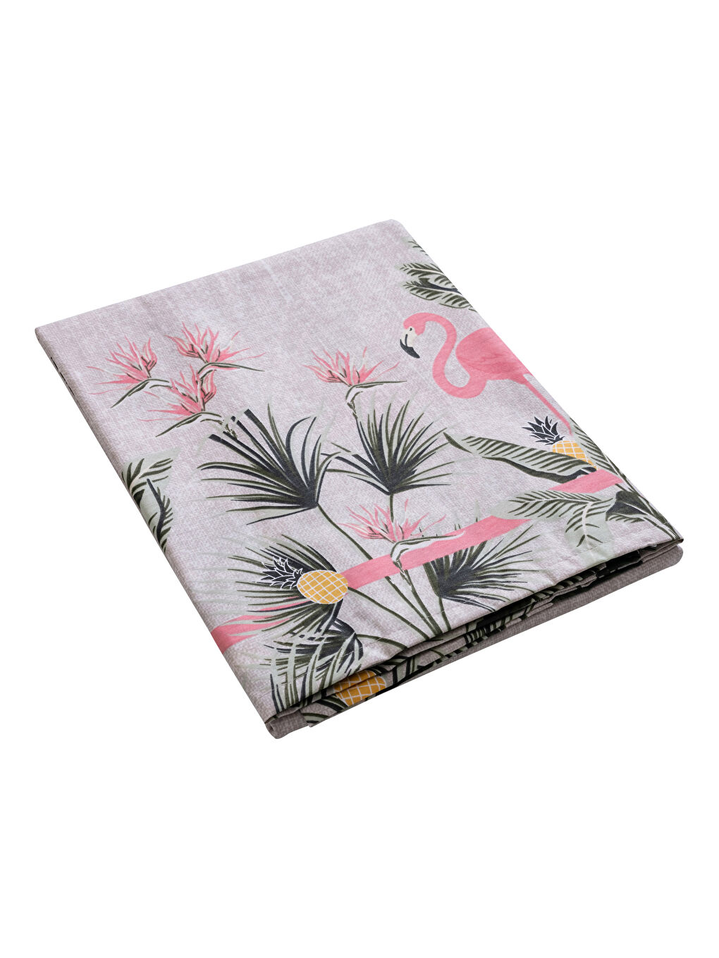 Karışık Flamingo Baskılı Masa Örtüsü 150x200 cm-3
