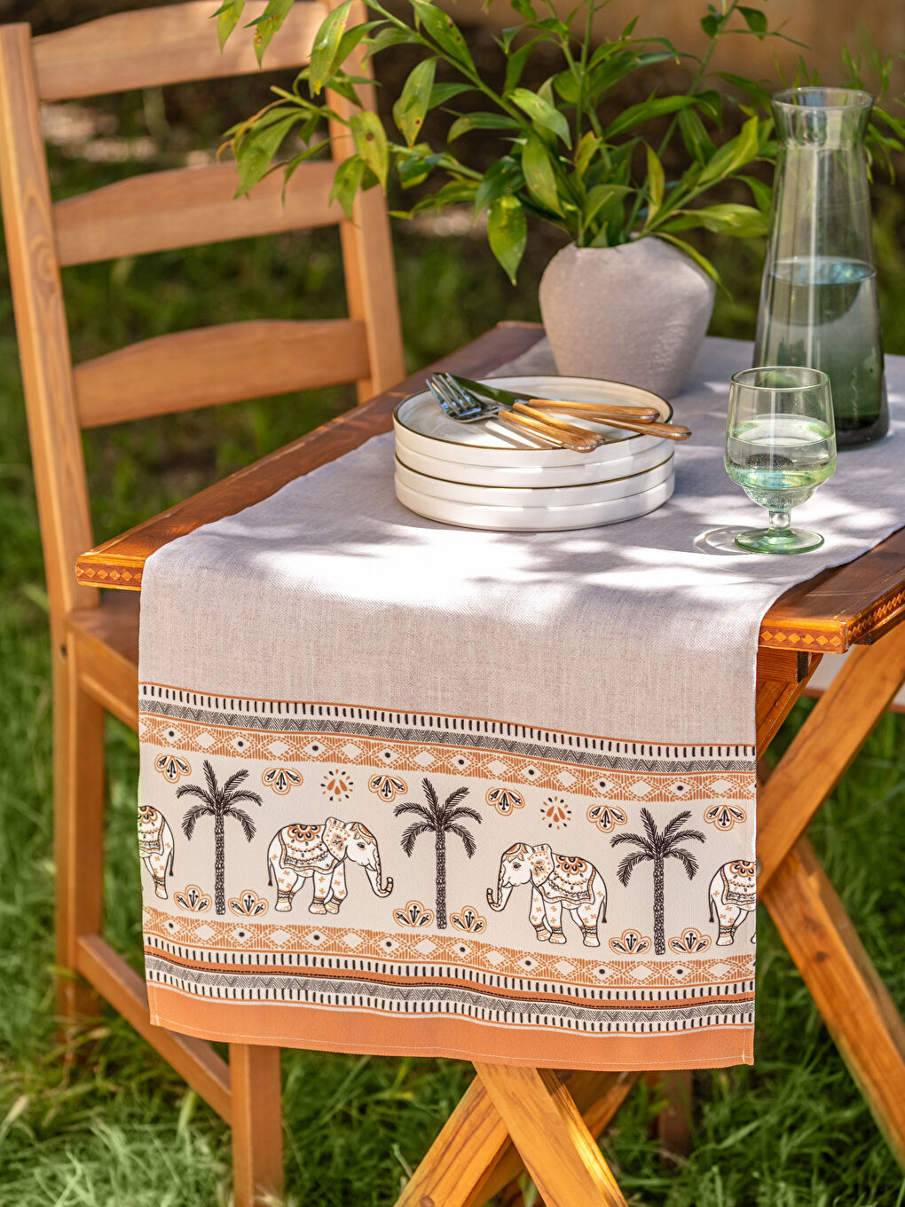 Ethnic Printed Runner 45x135 Cm -S2L378Z8-F9C