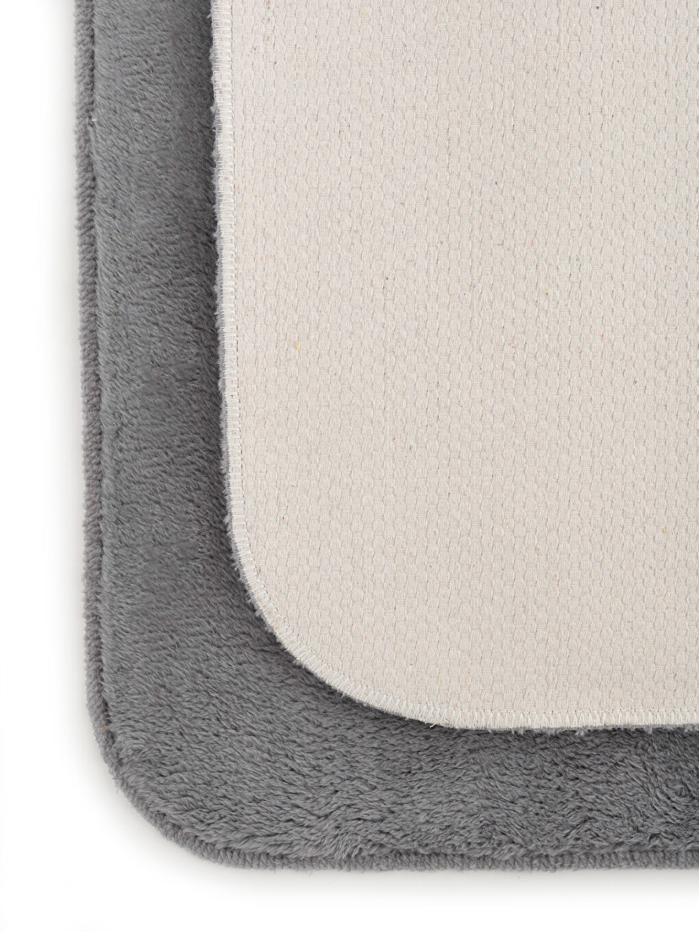 Antrasit Düz Banyo Paspası 2'li-2