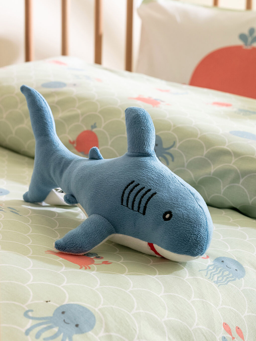 Plush Stuffed Shark Baby Throw Pillow 30 Cm
