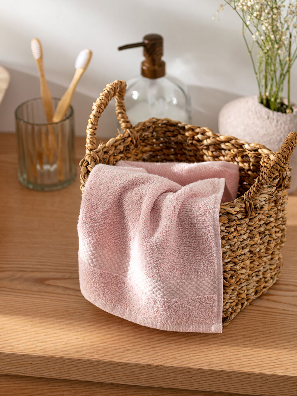 فوطة يد قطن سادة 30x50 سم-1