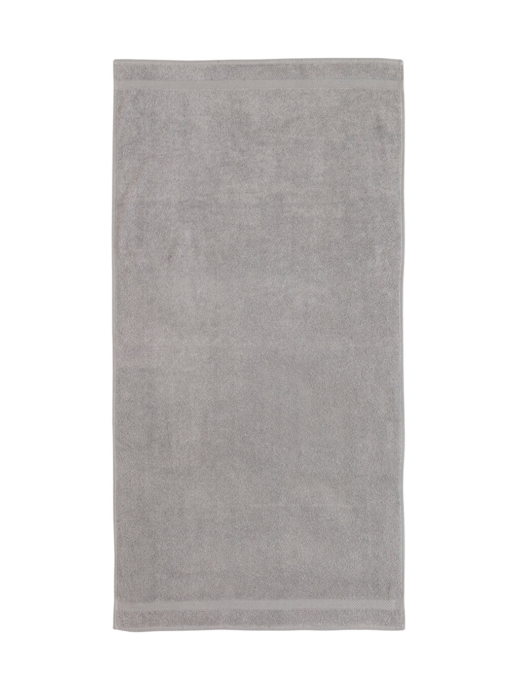 Gri Düz Pamuklu Banyo Havlusu 70x140 cm-3