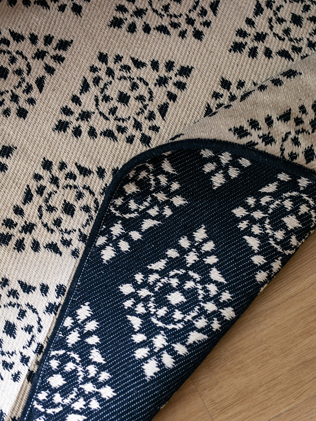 Tapis Rayé Double Face 70x140 Cm-1