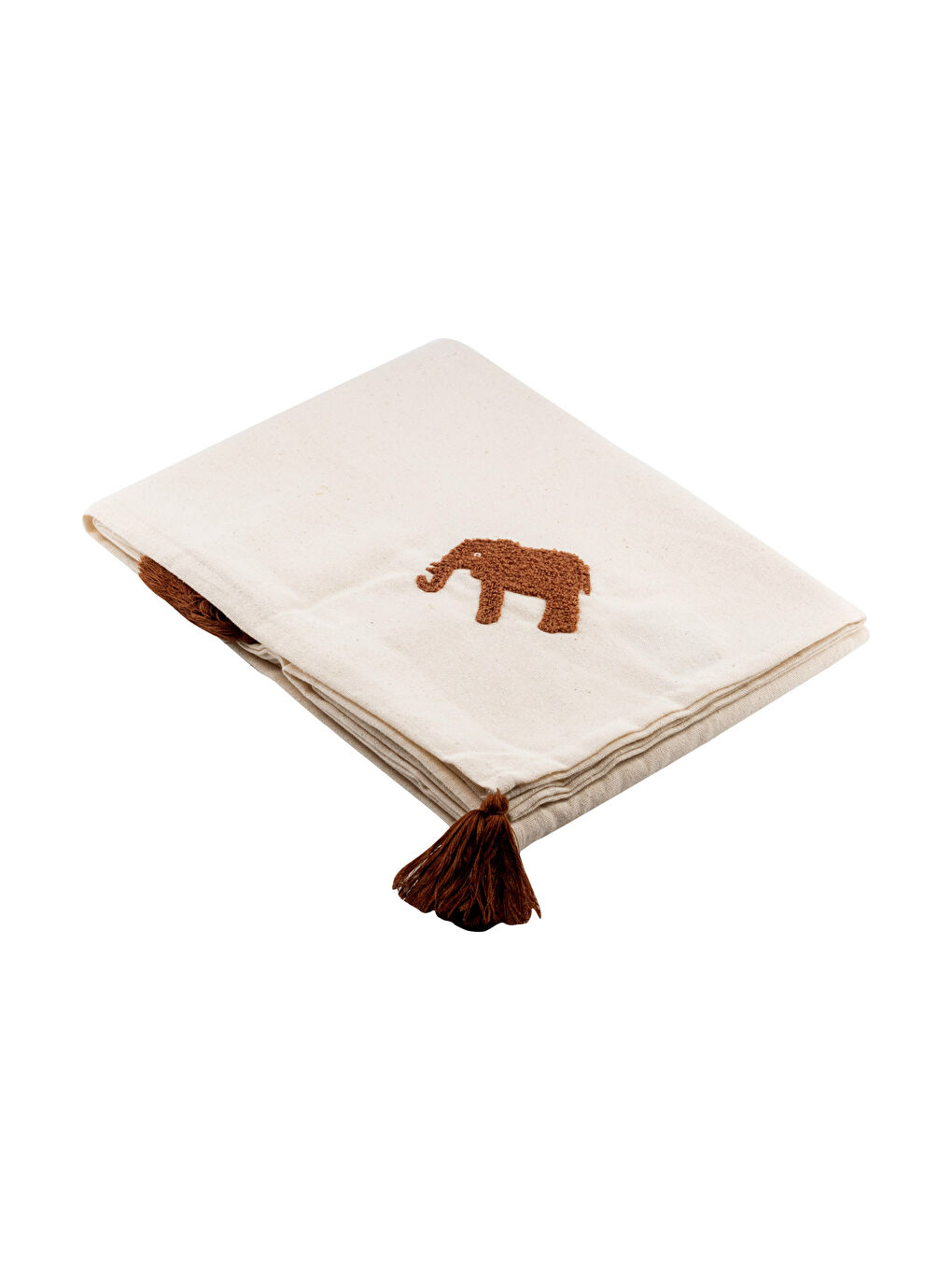LCW HOME Elephant Embroidered Tablecloth 150x150 cm -S2LF31Z8-F9C