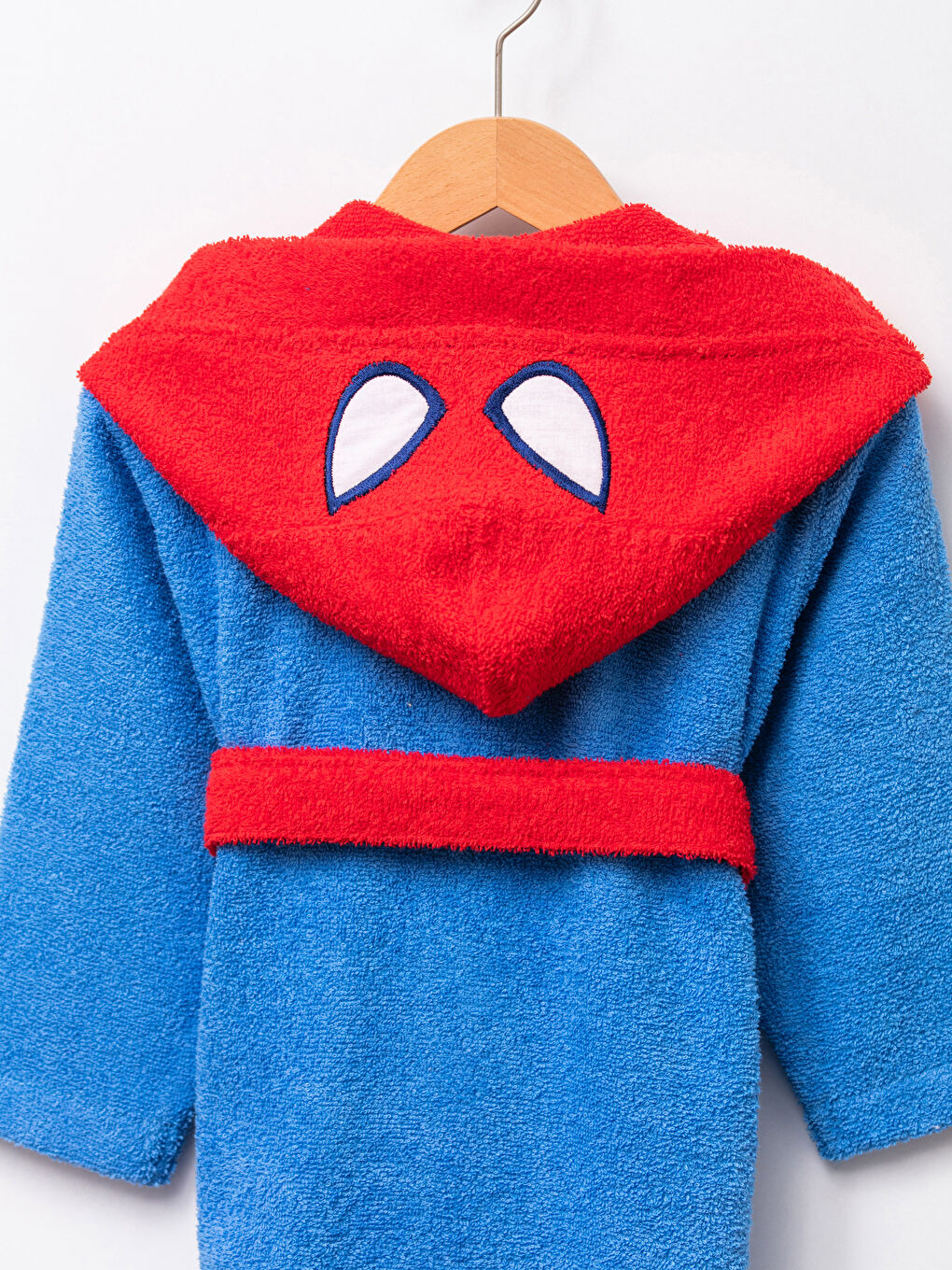 Ліцензований довгий дитячий халат із капюшоном Спайдермен-3