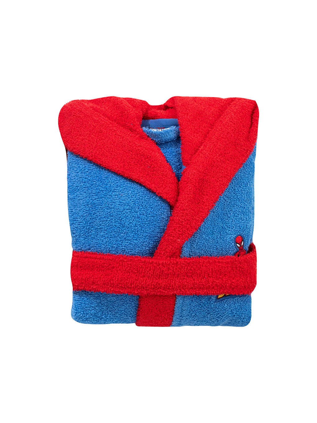 Ліцензований довгий дитячий халат із капюшоном Спайдермен-5