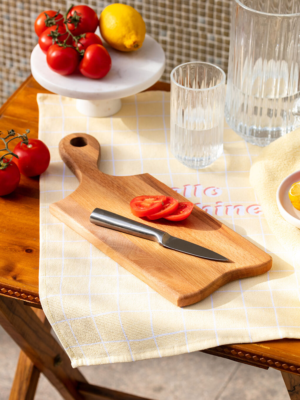 Flat Wooden Cutting Board 15x40x2 Cm