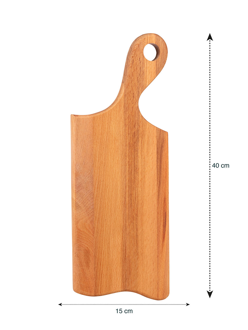 Flat Wooden Cutting Board 15x40x2 Cm-3