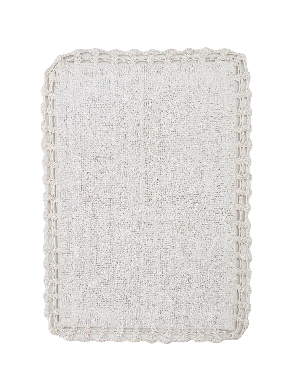 LCW HOME Lace Detailed Bath Mat 60x90 Cm -S2LY48Z8-QVC