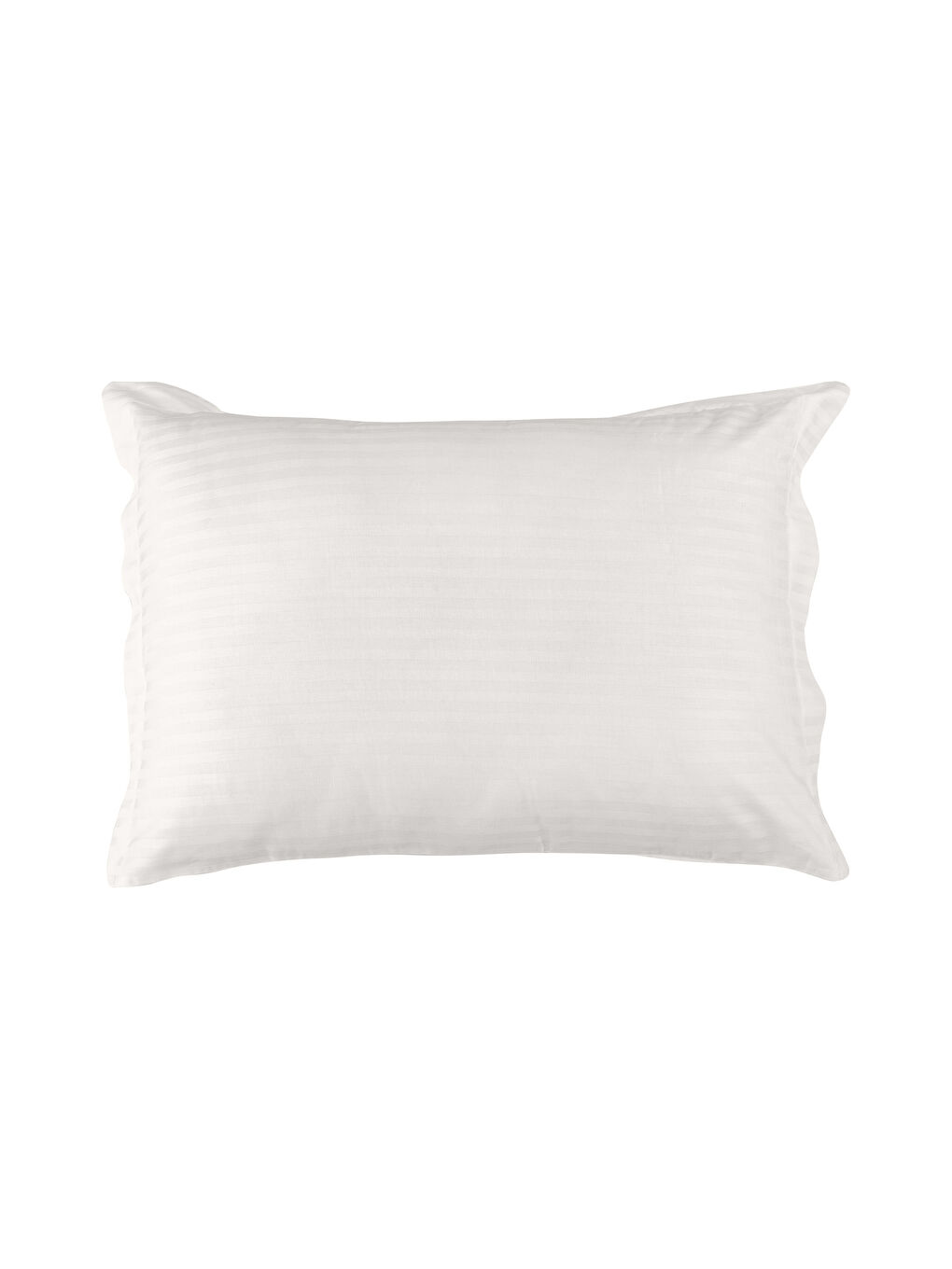 Beyaz Düz Pamuk Saten Yastık Kılıfı 2'li 50x70 cm-4