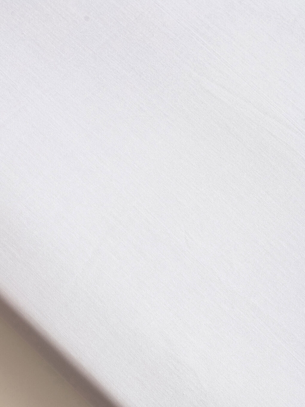 ملاية سرير قطن ستان سادة مفرد مقاس 180x240 سم-1