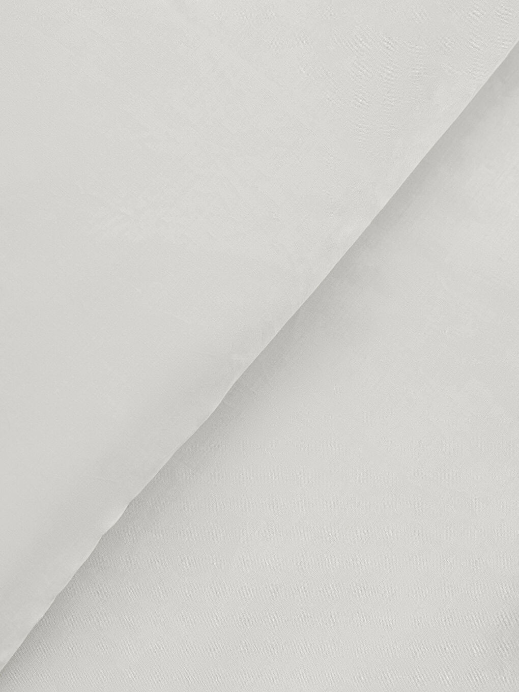 Beyaz Düz Pamuklu Tek Kişilik Nevresim Seti-4