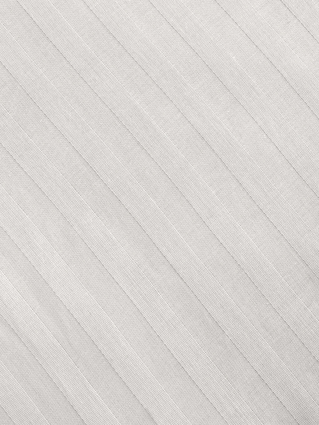 Beyaz Çizgili Pamuk Saten Tek Kişilik Nevresim Seti-4