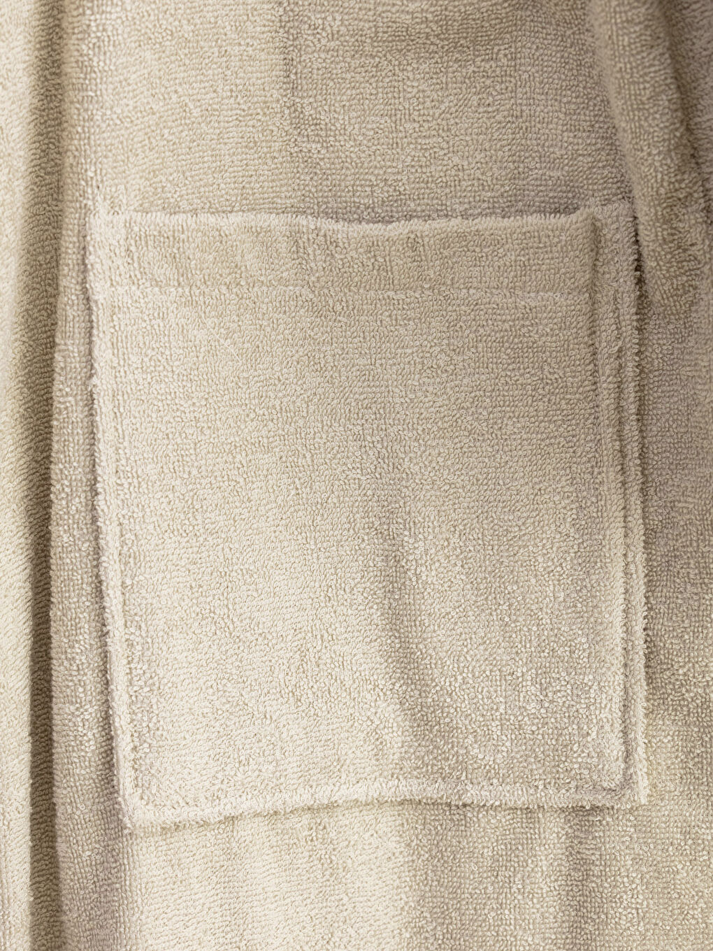 Plain Long Hooded Men's Bathrobe-2