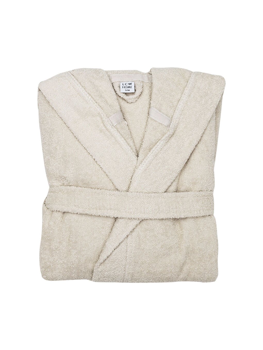 Plain Long Hooded Men's Bathrobe-4