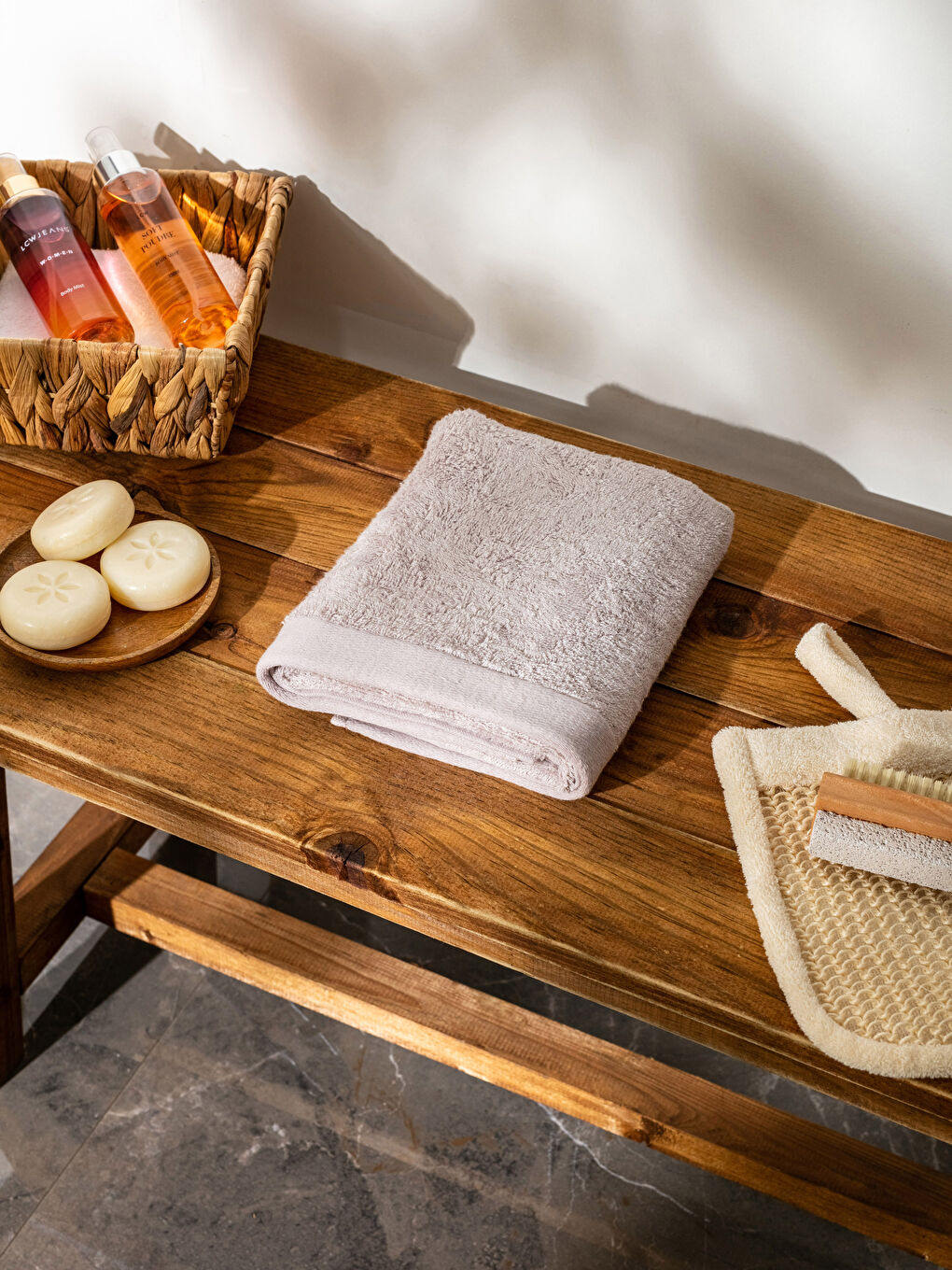 Plain Bamboo Face Towel 50x80 Cm-1