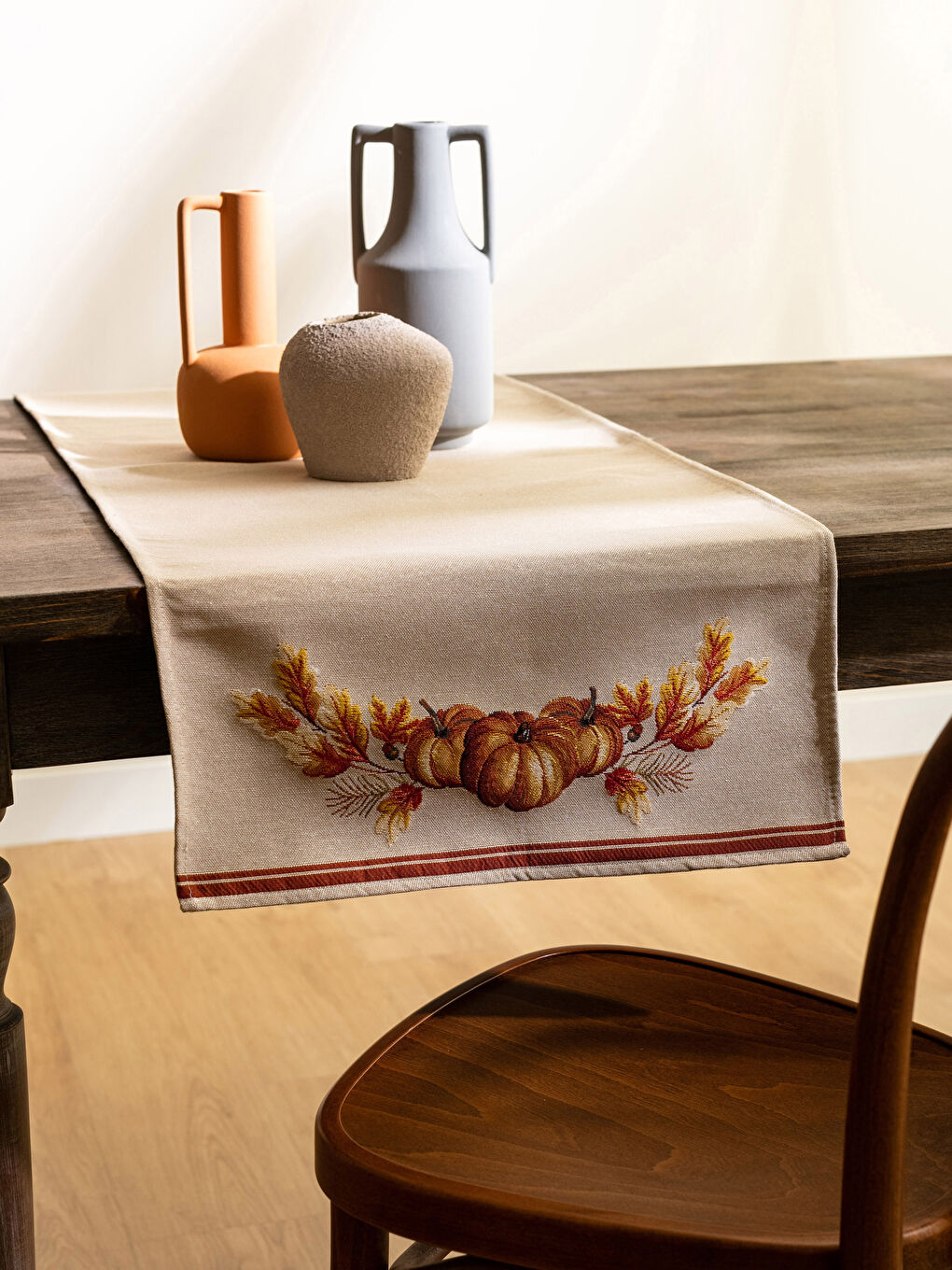Patterned Jacquard Runner 45x120 Cm