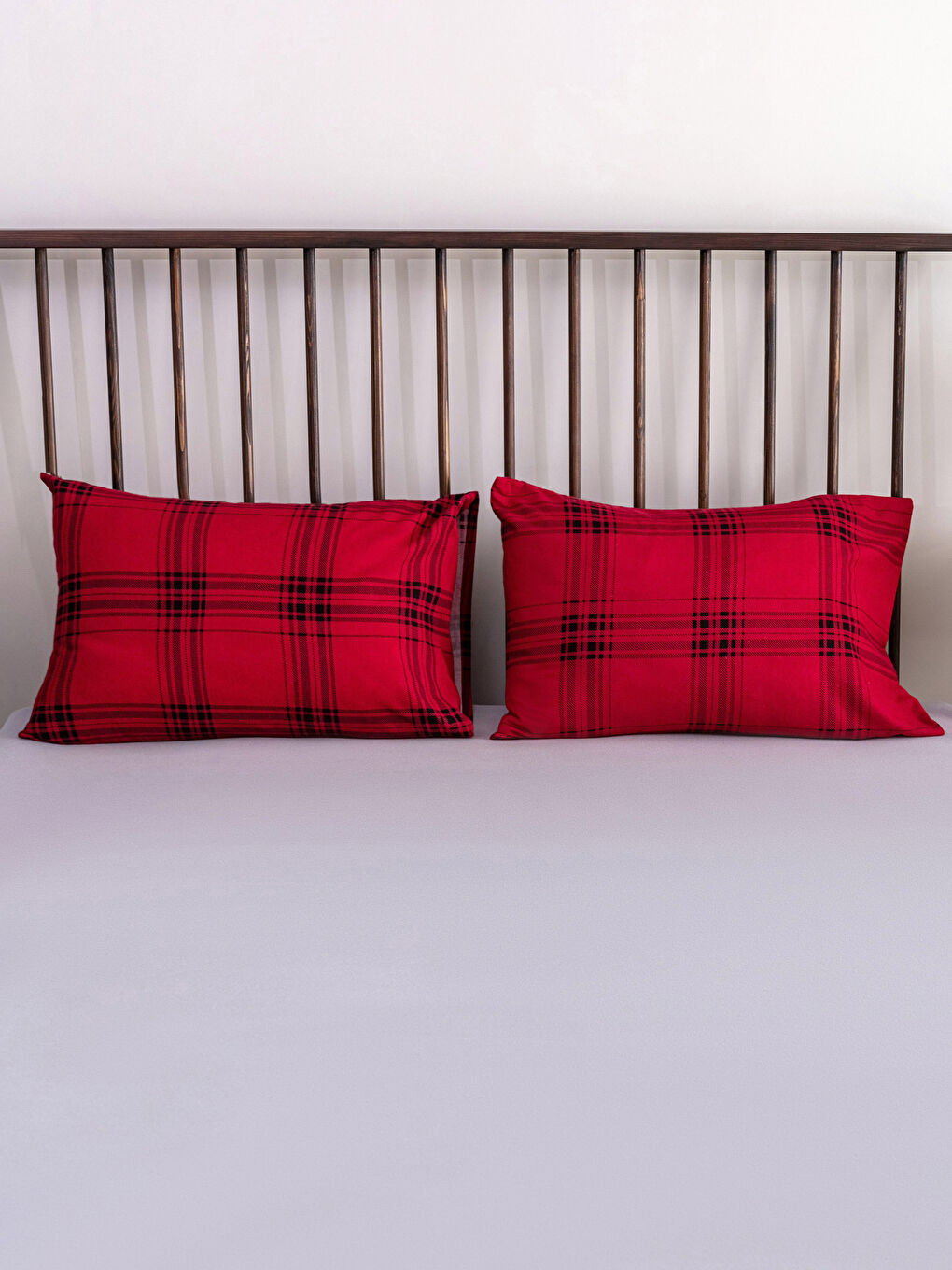 LCW HOME Plaid Patterned Pillowcase 2 Pack 50x70 Cm -W2GU30Z8-F9C