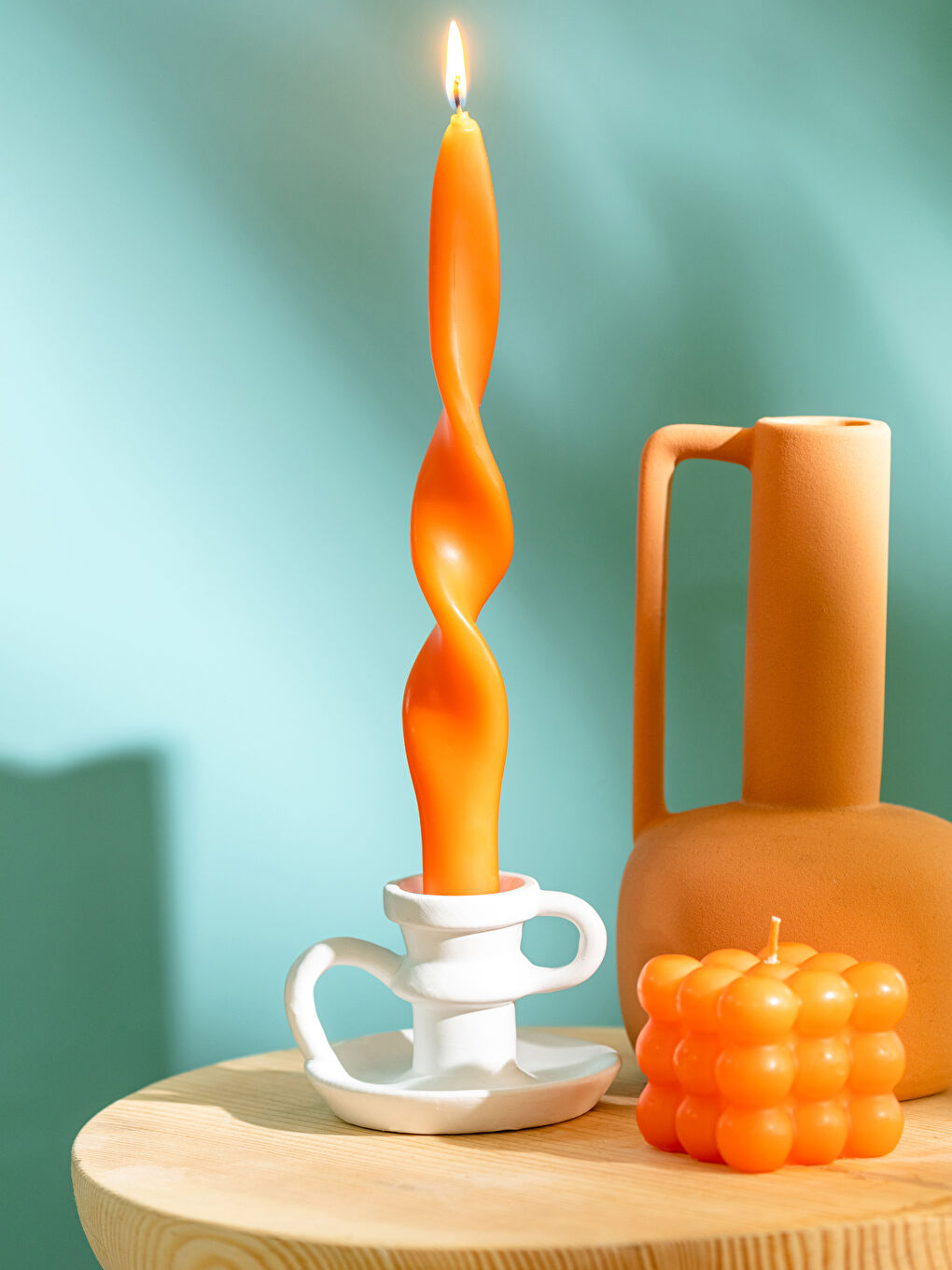 Bougie Torsadée 24 Cm