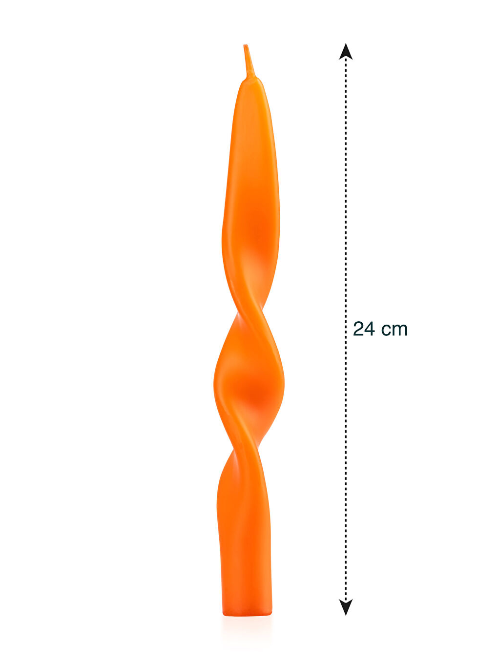 Bougie Torsadée 24 Cm-3