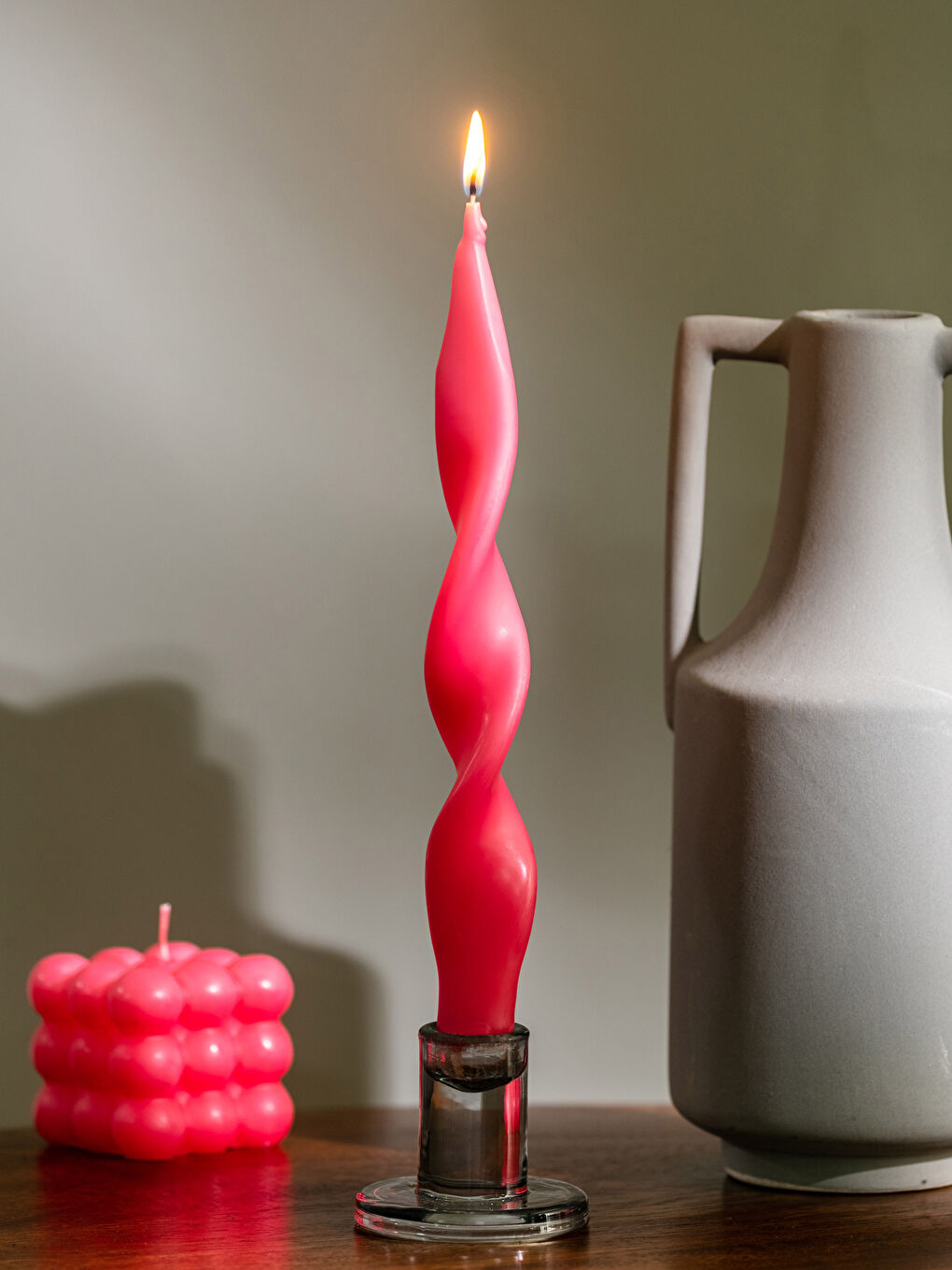 Bougie Torsadée 24 Cm