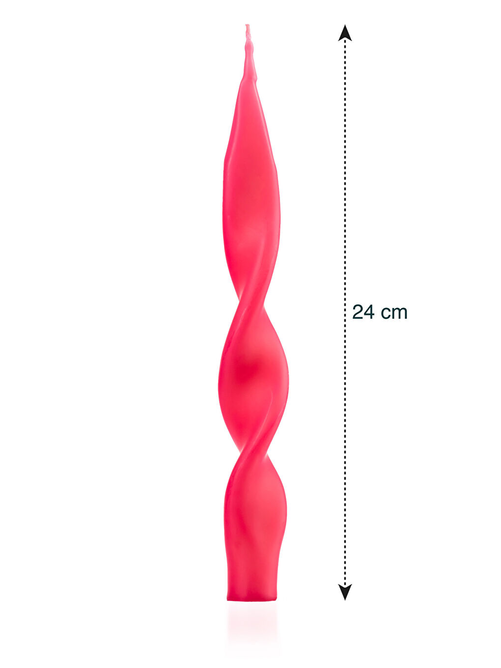 Bougie Torsadée 24 Cm-3