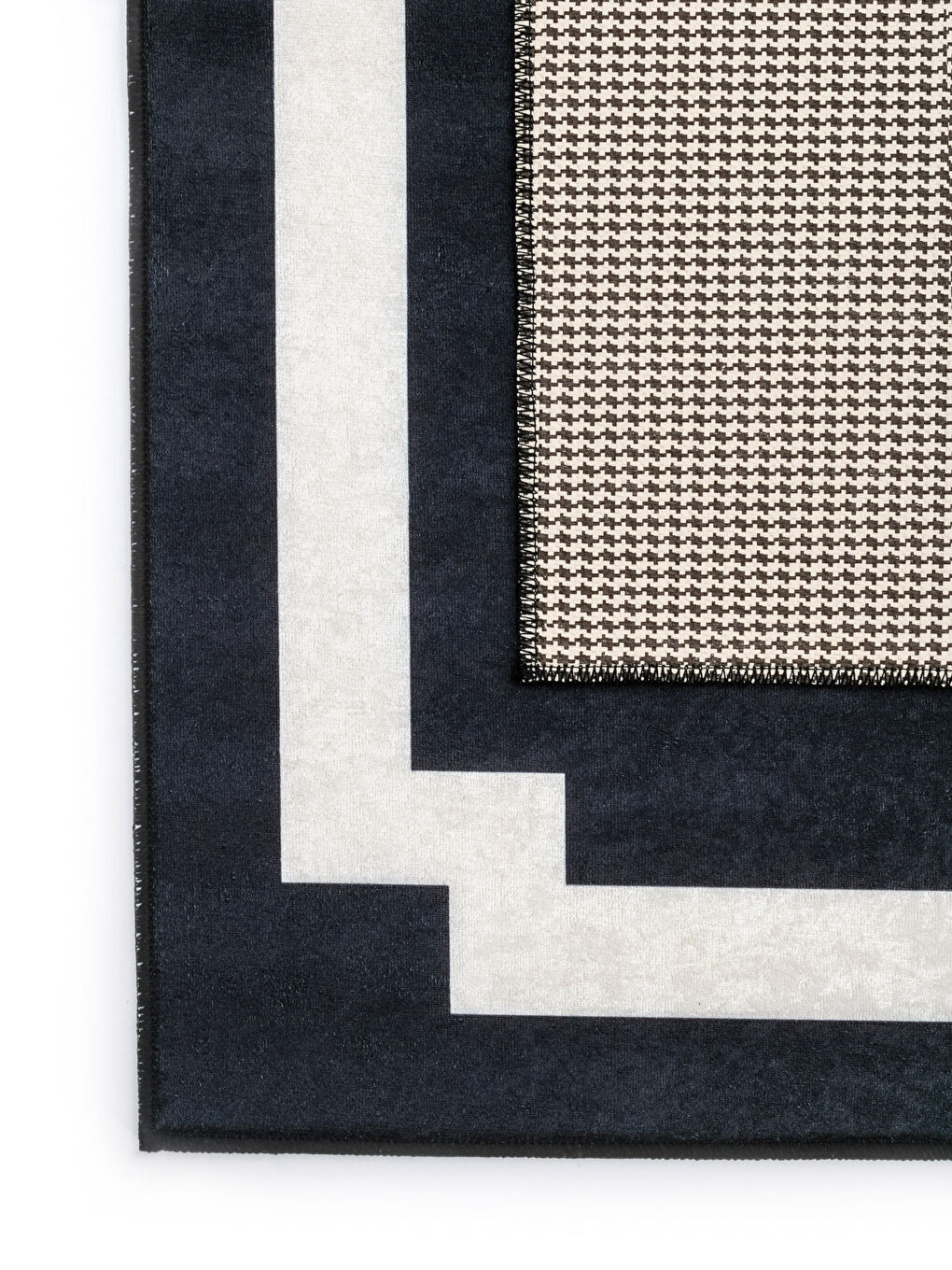 Siyah Desenli Banyo Paspası 2'li-2