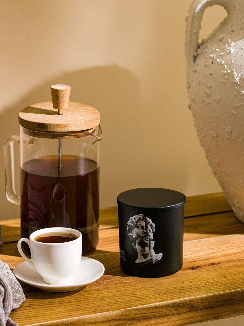 Karışık Amber Kokulu Dekoratif Bardak Mum 190 g-2