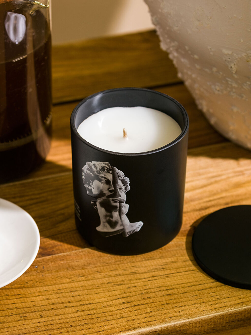 Karışık Amber Kokulu Dekoratif Bardak Mum 190 g-3