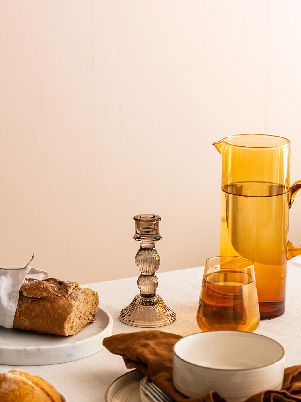 Sfeșnic din Sticlă 8x15 Cm-1